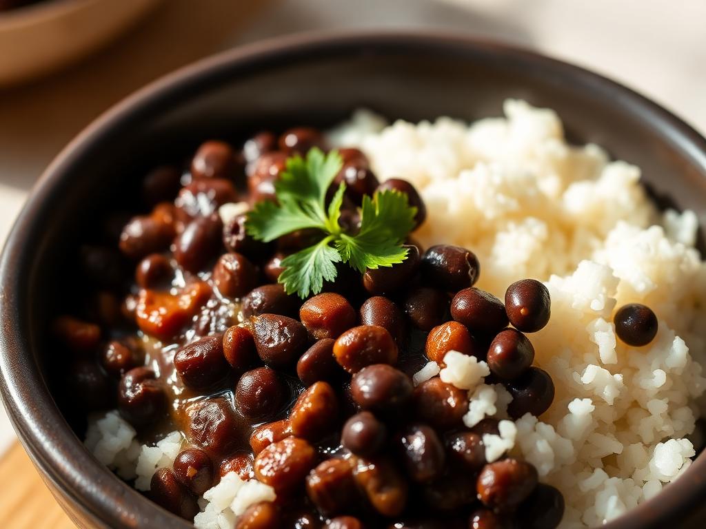 White Rice & Black Beans