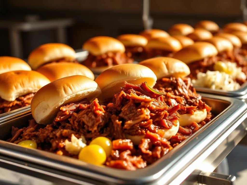 Classic BBQ Pulled Pork Buffet