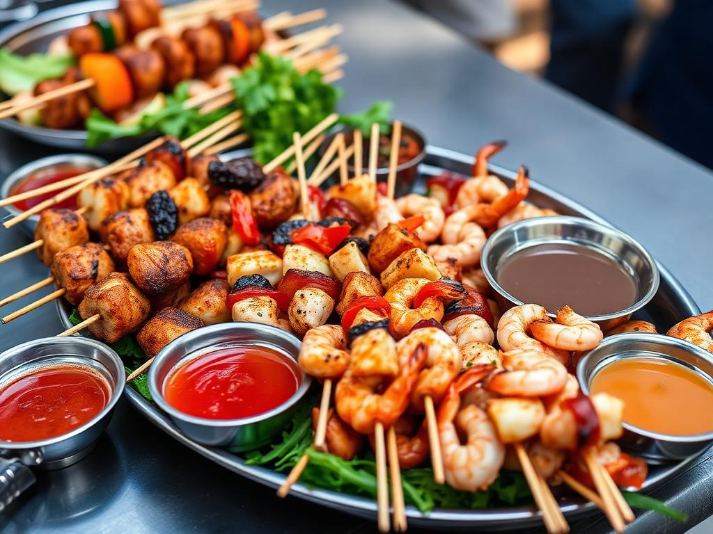 Global Street Food Skewers