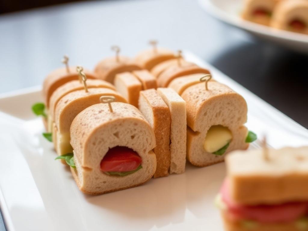 Mini Ciabatta Tea Sandwiches