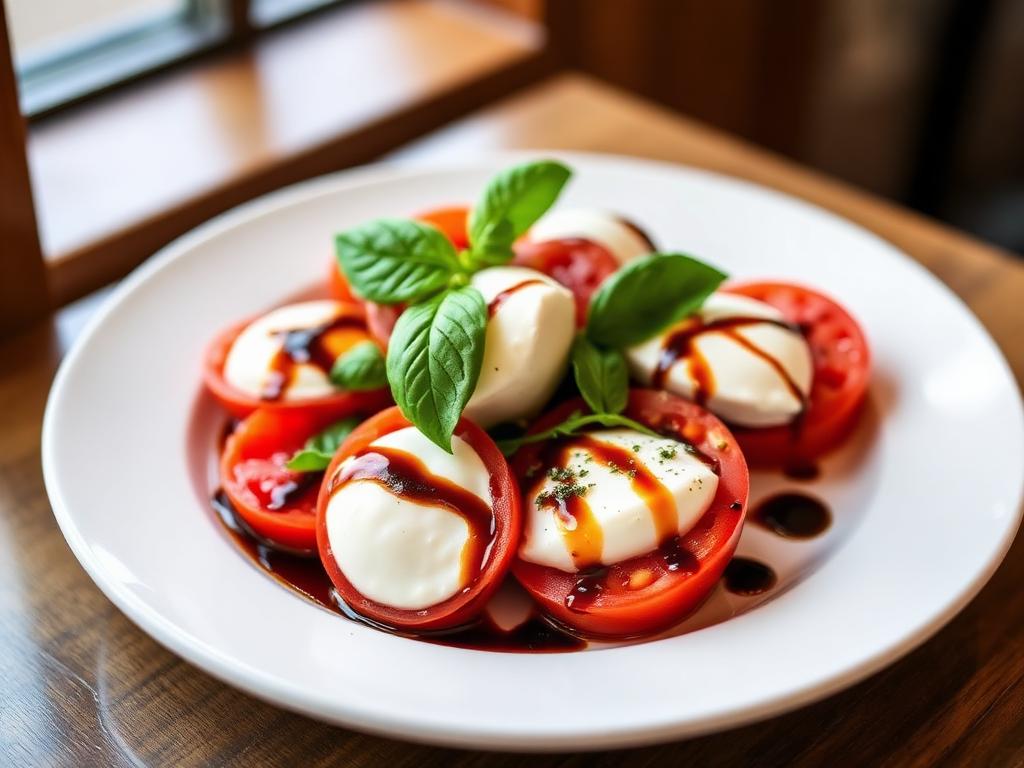 Tomato Caprese with Fresh Burrata