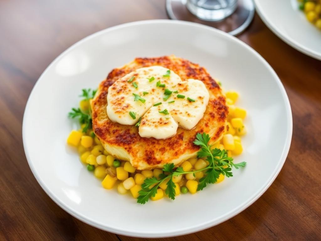 8oz Jumbo Lump Crab Cake over Corn Salsa