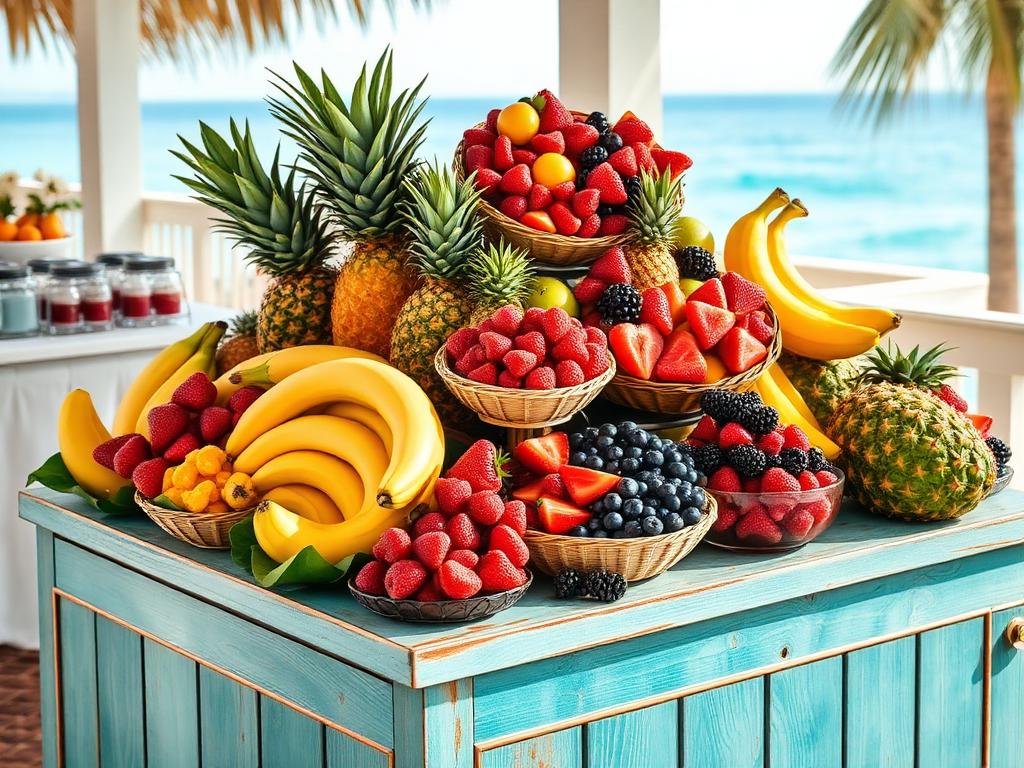 Coastal Fresh Fruit Display